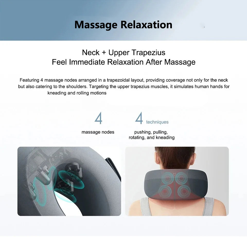 Intelligent Heating Neck Massager